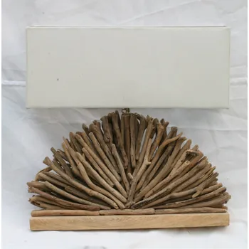 Stojací lampa Lampa z vyplaveného dřeva model B 50x20x50cm