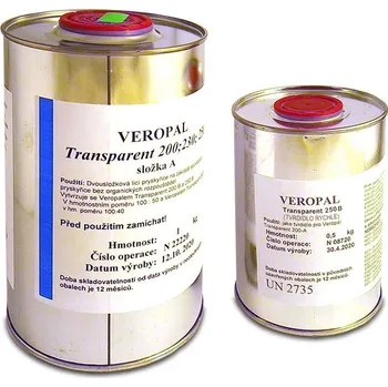 VEROPAL Transparent 250 1,5kg čirá epoxidová pryskyřice
