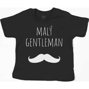 Pánské tričko Tričko MALÝ GENTLEMAN - KNÍREK Barva: Bílá, Velikost: 110 (4 roky)