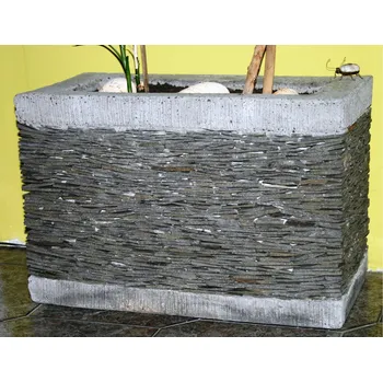 Květináč Květináč vykládaný břidlicí 40x60x40cm