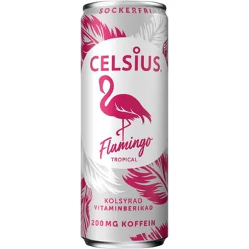 Energetický nápoj CELSIUS Energy Drink Flamingo 355 ml tropical