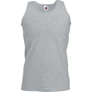 Pánské tílko Fruit of the Loom Pánské tílko Fruit of the Loom Valueweight Athletic šedý melír 3XL