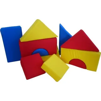 Díl pro stavebnice MALÁ molitanová stavebnice 11 dílů (10 cm modul)