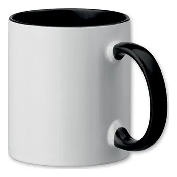 ON-DESIGN Hrnek barevný s vlastním POTISKEM Barva: černá