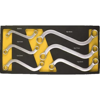 Klíč Sada očkových S klíčů v pěně - 6 ks