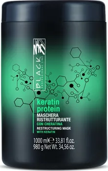 Vlasová regenerace Black Professional Line Keratin Protein Mask 1 l