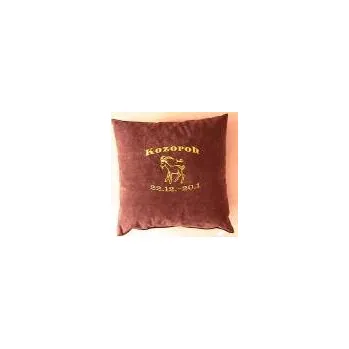 Dekorativní polštářek Polštář Zvěrokruh KOZOROH vyšívaný 7