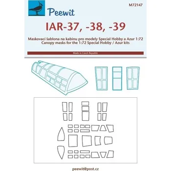 Plastikový model Peewit 1/72 Canopy mask IAR-37/38/39 (SP.HOBBY)