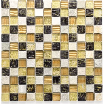 Obklad Mozaika, sklo, kámen 23x23mm