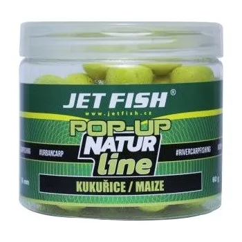 Boilies Plovoucí Boilies JetFish Natur Line Pop-Up Kukuřice 12mm