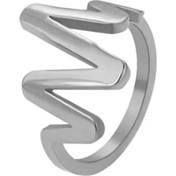 Prsten BRUNOshop.cz Prsten KŘIVKA EKG II Velikost: 6 (EU: 51,5 - 53,5)