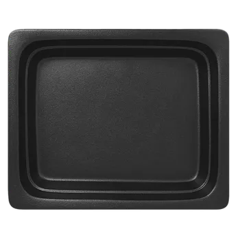 Talíř Gastronádoba GN 1/2 065 mm - černá