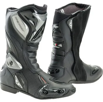 Moto obuv SONIC BK - černé motocyklové boty PREXPORT 41