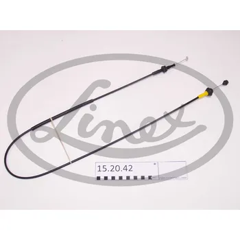 Lanko parkovací brzdy Lanko plynu, , 6560809, 91AB9C799KB, LINEX, 15.20.42