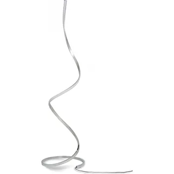 Stojací lampa Mantra 5001 Nur, moderní stojací lampa se stmívačem, 22W LED 3000K, stříbrná/chrom, výška 184cm