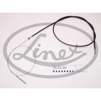 Lanko parkovací brzdy Tazne lanko, provozni brzda, , 5000388522, 7701035876, LINEX, 35.02.03