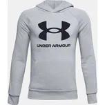 Under Armour Chlapecká mikina RIVAL FLEECE HOODIE 1357585-011 Šedá 128-134