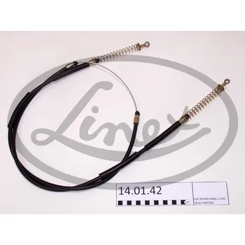 Lanko parkovací brzdy Tazne lanko, provozni brzda, 16012, LINEX, 14.01.42