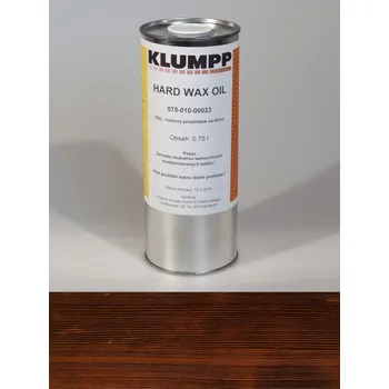 Olej na dřevo Hard Wax Oil - Býčí krev 616, plechovka 0,75 l, vnitřní olej na nábytek s tvrdým voskem