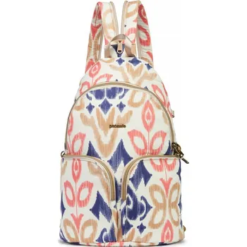 Módní doplněk Dámský bezpečnostní batoh STYLESAFE SLING BACKPACK ikat coral