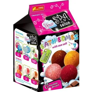 kreativní sada Ranok Creative Výroba koupelových bomb čokoláda