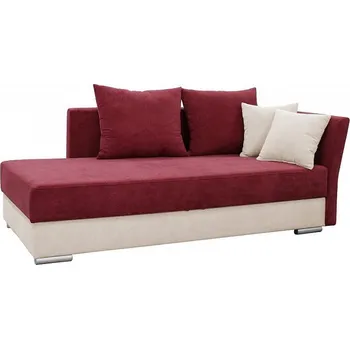 Postel Postel 90x200cm s čely FLOYD, vínová