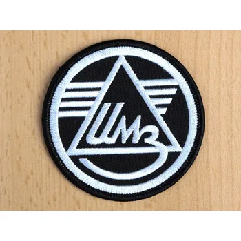 Nášivka Nášivka Ural (logo IMZ, kulatá, černobílá)