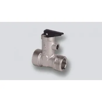 Ventil 1/2" pojistný ventil k zás. ohřívačům s pákou (otev. tlak 5,8 bar)