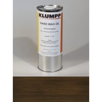 Olej na dřevo Hard Wax Oil - Sépie 449, plechovka 0,75 l, vnitřní olej na nábytek s tvrdým voskem