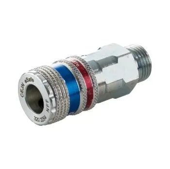 Příslušenství ke kompresoru Bezpečnostní ocelová rychlospojka DN 7,6 / G 1/2"a