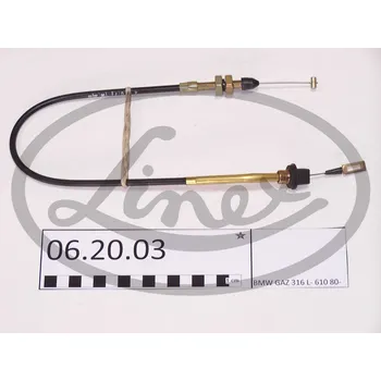 Lanko parkovací brzdy Lanko plynu, , 35411152684, LINEX, 06.20.03