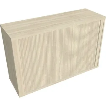 Kancelářský vozík HOBIS kancelářská policová skříň - SZ 2 120 01 L, zámek Huwill, roleta levá, akát + doprava zdarma