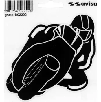 Samolepicí dekorace na vozidlo Samolepící dekory "AVISA" motorka