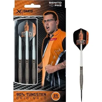 Šipka XQMax Šipky steelové Benito van de Pas - 90% Tungsten - 25gR