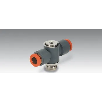 Příslušenství ke kompresoru Nástrčná rychlospojka T-kus otočný 4 - M5