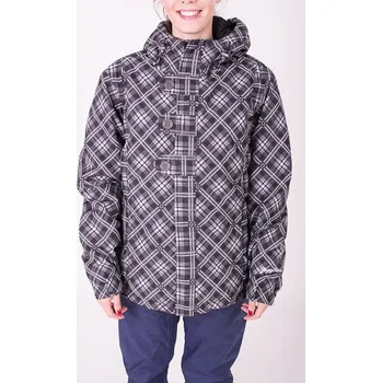 betty rides Dámská street zimní bunda lucky plaid private parka black plaid