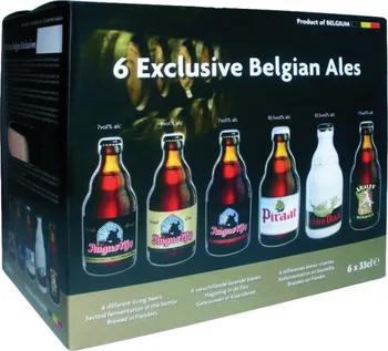 Pivo Exklusive Belgian Ales set 6x 0,33 l