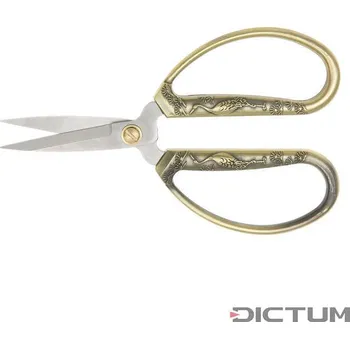 Krejčovské nůžky Dictum 708210 - Traditional Chinese Scissors, Bronze - Nůžky