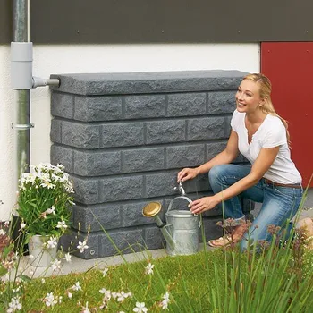 Plastová nádrž na dešťovou vodu ROCHE 400 l - ve třech barvách - písková