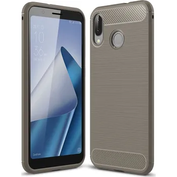 Pouzdro na mobilní telefon Pouzdro TVC Carbon pro Asus Zenfone Max (M1) ZB555KL Barva: Šedá