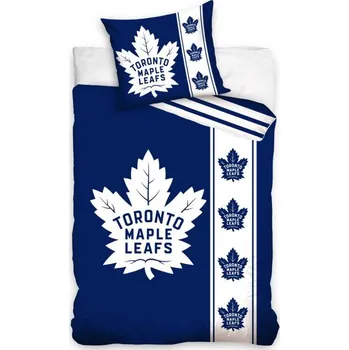 Povlečení Tiptrade Toronto Maple Leafs Belt 140 x 200, 70 x 90 cm zipový uzávěr
