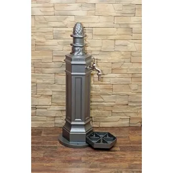 Umyvadlo Pan Italia Zahradní studna ROMA metalická stříbrná