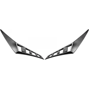 Auto-moto zadní kryty vrchní ventilace pro přilby Cross Pro II, CASSIDA (černá)