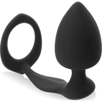 Anální kolík ANÁLNÍ KOLÍK S KROUŽKEM NA PENIS MASAŽÉR PROSTATY - 76496536