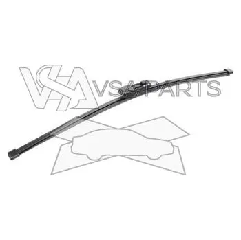 Stěrač COMPASS Lišta stírací zadní aero Octavia III liftback 5E5955425 - Compass