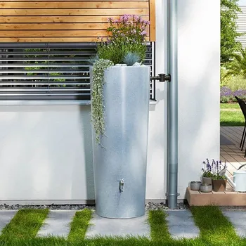 Stavebniny Nádrž na dešťovou vodu Muret 350 l, stříbrná