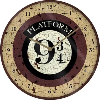 Hodiny Pyramid International Harry Potter Platform 9 3/4 Wall Clock