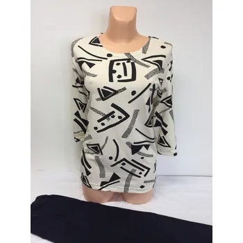 Dámské šaty Dámské domácí oblečení LOI, Barva Smetanová, Velikost XL48, Materiál 98% Bavlna 2% Lycra