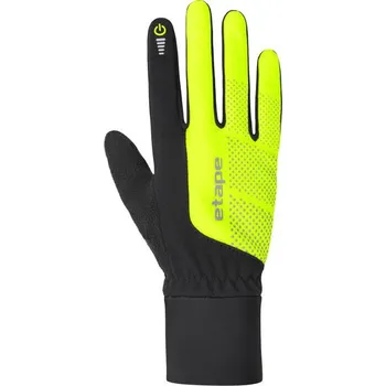 Sportovní chránič Cyklo rukavice Etape Skin WS+ černá/žlutá fluo Velikost: M