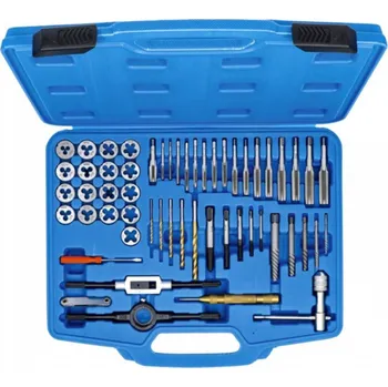 Ruční nářadí BGS Sada na opravu závitů, závitníky závitová očka 1/4' - 1' CAL,56ks BGS-Germany